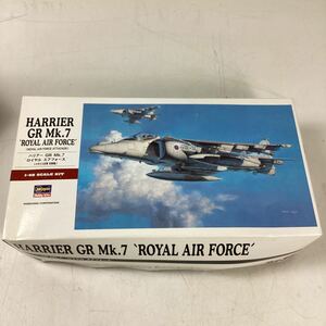 o9534 未組立 ハセガワ HARRIER GR Mk.7 ハリアー GR Mk.7 ロイヤル エアフォース イギリス空軍 攻撃機 1/48 組立書無し 内袋未開封