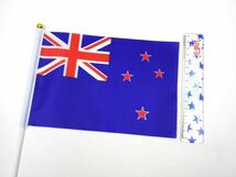 ニュージーランド国旗 ミニフラッグ 10点セット 8号 棒付き_画像4