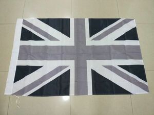 ユニオンジャック イギリス 大型フラッグ 国旗 旗 150x90cm ブラック モノクロ MINI