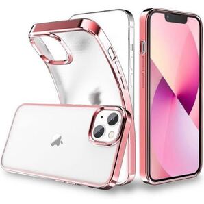 b-409 ORANGA iPhone13 / iPhone14 用 ケース 半透明 超耐衝撃 マット感 薄型 ドイツバイエル製TPU素材 黄変防止 メッキ枠