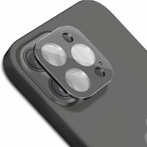 b-727 iPhone12Pro カメラフィルム 【アルミ合金縁取り+強化ガラス】 6.1インチ レンズカメラカバー アルミ合金 【1枚】