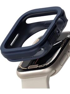 b-386 【Ringke】Apple WatchSE / 6 / 5 /4 44mm 用 ケース 保護 カバー ソフト TPU スリム 超薄型(Navy)