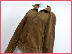  including postage! made in Japan * Tsumori Chisato * corduroy / cotton jacket / tea *M