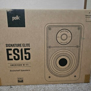 美品 POLK AUDIO SIGNATURE ELITE ES15 コンパクトブックシェルフスピーカー ブラック ポークオーディオの画像9