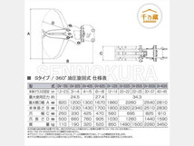 アタッチメント(建設機械) タグチ工業 油圧式フォーク 新品　GV-32S　旋回式　3t～4t_画像2