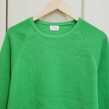 F8045EE green label relaxing グリーンレーベル リラクシング サイズL位 リブニット グリーン系 レディース UNITED ARROWS ビビット色_画像2