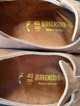 BIRKENSTOCK LONDON 40 tobacco brown ナロー ビルケンシュトック　ロンドン　26cm_画像6