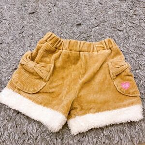 ミキハウス ホットビスケッツ 半ズボン ショートパンツ ボア