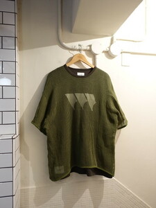 WTAPS メッシュ　カットソー　Tシャツ　221ATDT-CSM38　オリーブ　WTAPS GHILL / SS / COTTON