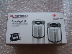 Lifetrons Drum Bass lll Stereo edition スピーカーセット 動作品 ジャンク扱い