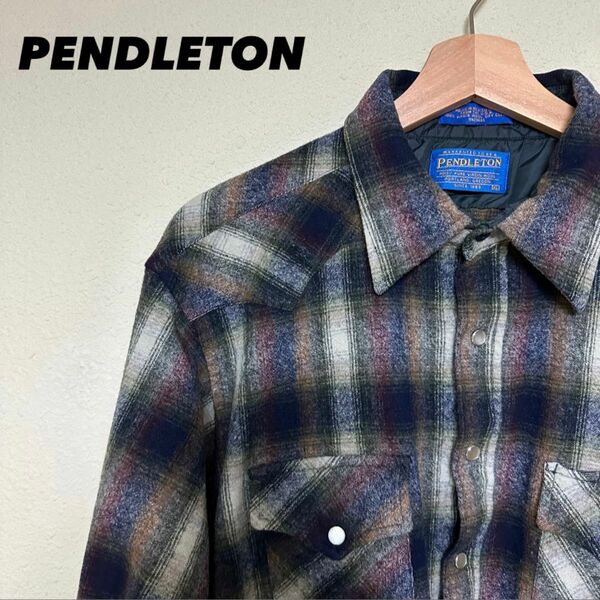 PENDLETON オンブレウールシャツ