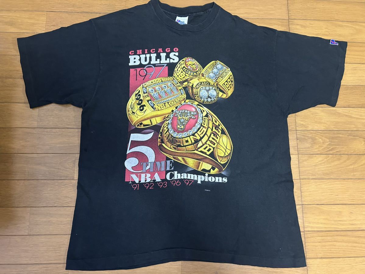 メンズ当時物 ブルズ ヴィンテージTシャツ 90s bulls bootlegトップス