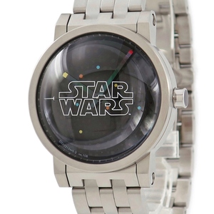 【3年保証】 ジーエスエックス スターウォーズコレクション ロゴモデル GSX221SWS-2 新品 黒 ドーム型ガラス 限定 自動巻き メンズ 腕時計