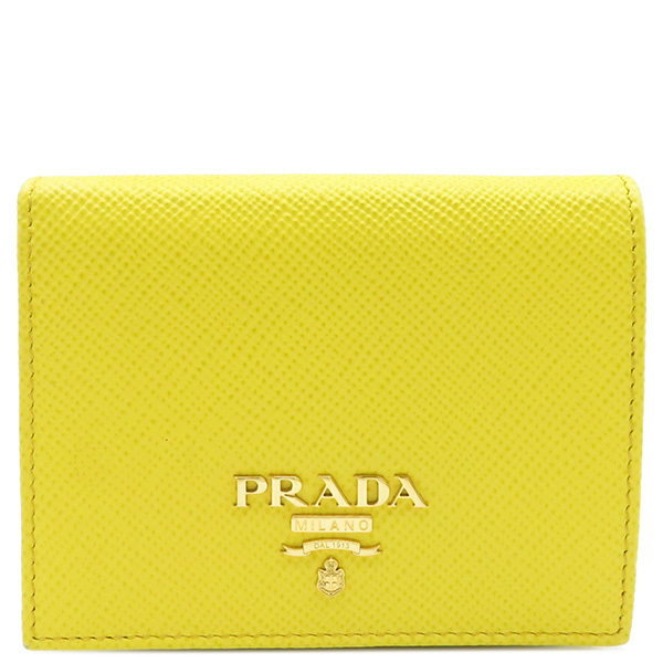 2023年最新】Yahoo!オークション -プラダ prada 二つ折り財布 1mv204の