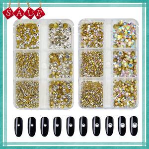 [ new arrivals commodity ] Nailparts rhinestone crystal clear Aurora v cut Stone nails for Stone 2mm/3mm/4mm
