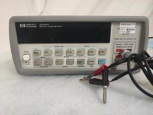 hp / HEWLETT PACKARD / Agilent / マイクロオームメータ / Nano-Volt Micro-Ohm Meter / 34420A 