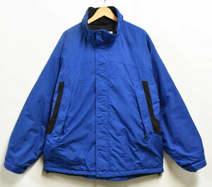 ビッグサイズ ヴィンテージ 90年代 Columbia コロンビア 中綿ナイロンジャケット ブルー×ブラック 2XL相当(26378