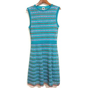 #snc エムミッソーニ M MISSONI ワンピース 40 ノースリーブ ラメ レディース [771633]