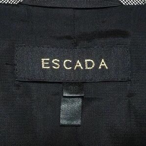 #axc エスカーダ ESCADA スカートスーツ グレー 黒 ツーピース ドット 花モチーフ レディース [840805]の画像7