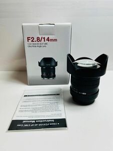 SAMYANG 14mm F2.8 ED AS IF UMC Canon with box
