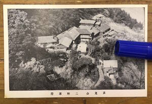 ★貴重★戦前絵葉書 古写真 資料★東京 高尾山 二軒茶屋★全景 鳥瞰★大正後期～昭和初期