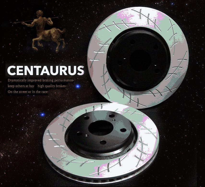 CENTAURUS ケンタウルス VW パサート(B8) オールトラック 2.0 ディーゼルターボ 3CDFCF フロント スリット ブレーキローター