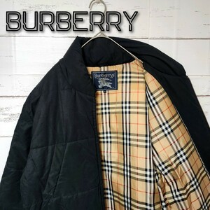 { очень популярный }BURBERRY Burberry с хлопком жакет noba проверка черный L соответствует 