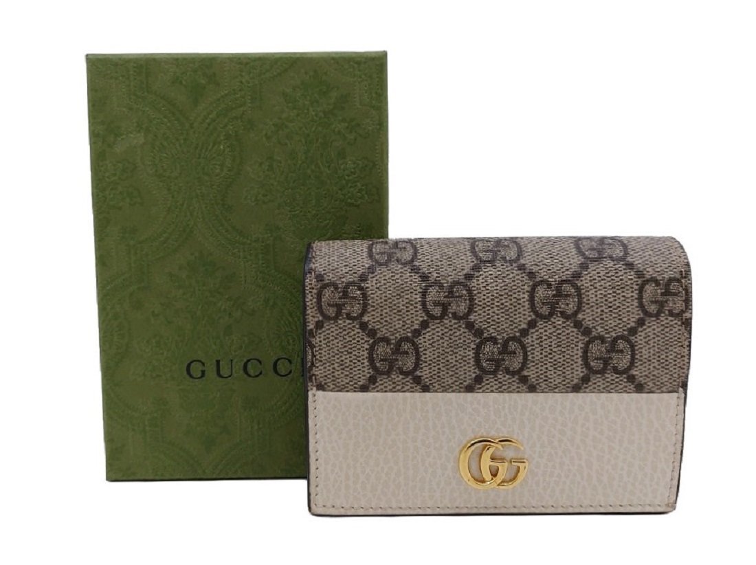 年最新ヤフオク!  gucci 折り財布 未使用の中古品・新品・未使用