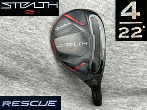 ★CT248★ ツアー支給品 PROTO STEALTH2 RESCUE 4 22 °(リアル 21.9°) 新品 ステルス２ レスキュー ハイブリッド TOUR ISSUE