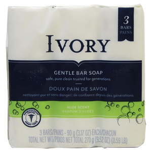 IVORY アイボリー 石鹸3個パック アロエ 90g×3