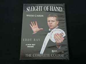 【D114】SLEIGHT OF HAND　スライト・オブ・ハンド　WITH CARDS　Eddy Ray　エディー・レイ　未開封　4枚組　カード　DVD　マジック　手品