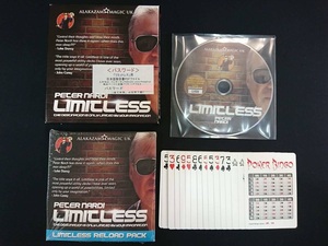 【G284】LIMITLESS　リミットレス　Peter Nardi　未開封　DVD　ギミック　カード　トランプ　マジック　マニュアル　レクチャー