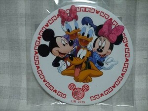 上海ディズニーストア 缶バッジ 2015 ミッキー ミニー ドナルド