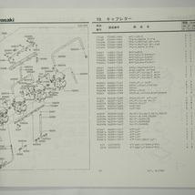 FX400RパーツリストZX400-E1/E2/E3昭和62年9月21日発行_画像3