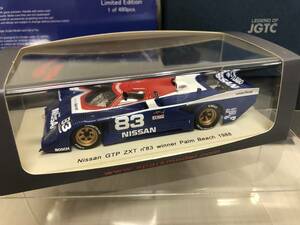 1/43 NISSAN IMSA GTP ZX-Turbo #83 Champion West Palm Beach Winner ZXT 1988 G.Brabham/J.Morton