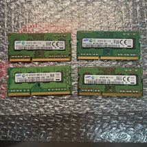 【4枚/計16GB】SAMSUNG PC3L-12800S 4GB 8チップ ddr3l-1600 ノートパソコン向けメモリ_画像1