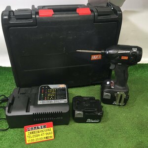 【中古品】MAX マックス PJ-ID144(K)-B2C/40A 充電式ブラシレスインパクトドライバ 4.0Ah（黒） IT7Y6LBJYI7C