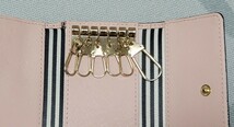 【kate spade】ケイトスペード キーケース 6連 バイカラー 美品_画像3