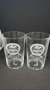 キリンビール　KIRIN BEER　グラス　ビールグラス コップ　６個　ノベルティ　当時物　非売品　未使用　昭和レトロ　箱有り　定番グラス