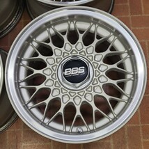 人気商品　いすゞ　ピアッツァ　JR120/130 純正オプション BBS　14インチ　6J+24　4H-100　中古　当時物_画像5