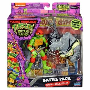 限定 プレイメイツ ミュータントタートルズ ミュータントパニック ラファエロ ロックステディ フィギュア Playmates TMNT タートルズ