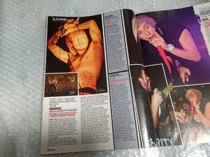 KERRANG! DIR EN GREY 掲載 ケラング 海外 雑誌 2008年/検 sukekiyo 京 薫 Toshiya Tシャツ MADARANINGEN The Zemeckises DIRT PHALARIS