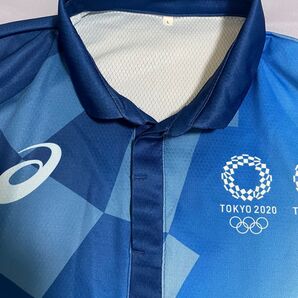 アシックス オリンピック ボランティア ポロシャツ Lサイズ TOKYO2020