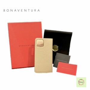 【極美品】 BONAVENTURA ボナベンチュラ iPhone 11 Pro DIARY CASE ダイアリーケース ノブレッサ スマホケース ケース グレージュ