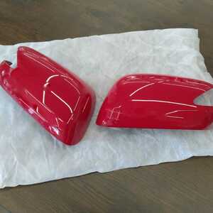 ★☆FIT GE6 純正 ドアミラー スカルキャップ 左右セット 未使用 ドアミラーカバー RS 赤 シャトル GP1 GG7 honda Door mirror cover red