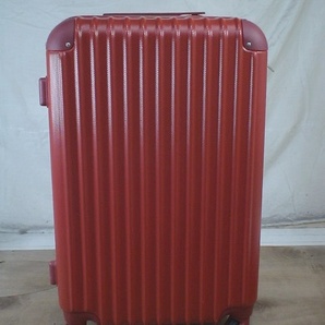 3806 赤 TSAロック付 ダイヤルロック付 スーツケース キャリケース 旅行用 ビジネストラベルバックの画像1