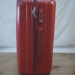 3806 赤 TSAロック付 ダイヤルロック付 スーツケース キャリケース 旅行用 ビジネストラベルバックの画像2