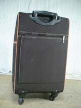 3908　ATSUKI ONISHI　茶色　スーツケース　キャリケース　旅行用　ビジネストラベルバック_画像3