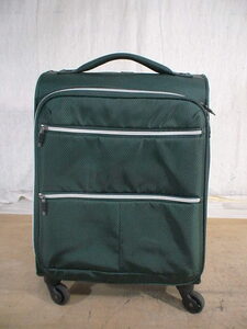 3928　緑　スーツケース　キャリケース　旅行用　ビジネストラベルバック