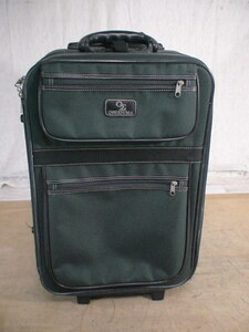 3949　OSHIGUMA　緑　スーツケース　キャリケース　旅行用　ビジネストラベルバック